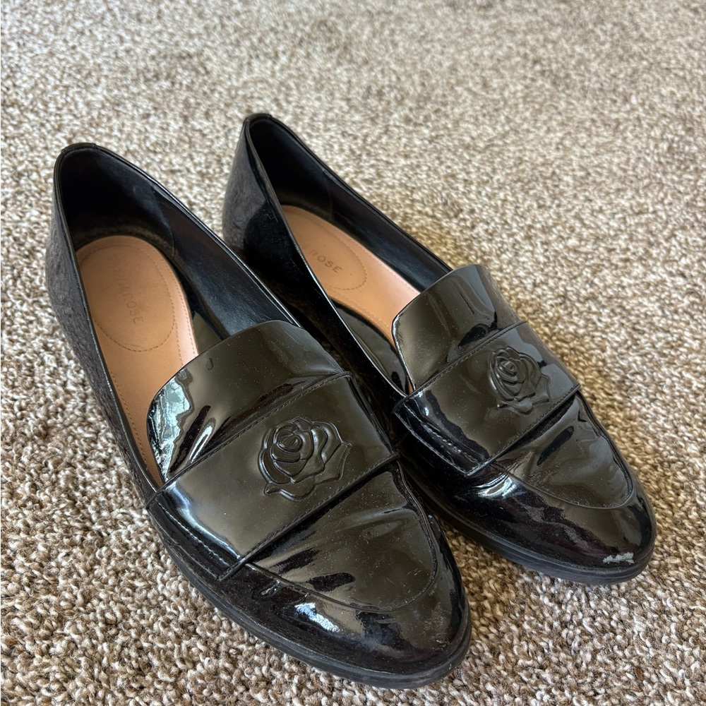 Black Patent Leather Loafers